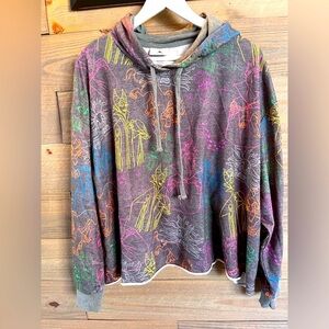 DISNEY PARK CROPPED VILLAIN PULLOVER HOODIE